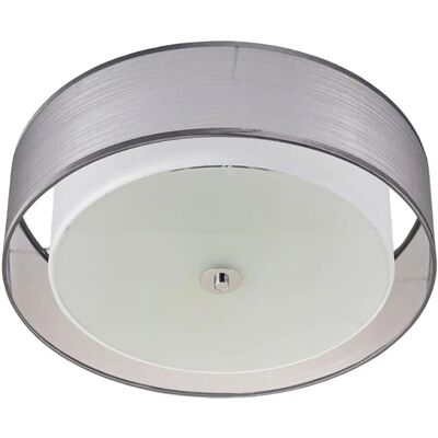 Lindby Tobia Szara Tekstylna Lampa su Sufit Lindby Tobia Szara Tekstylna Lampa su Sufit