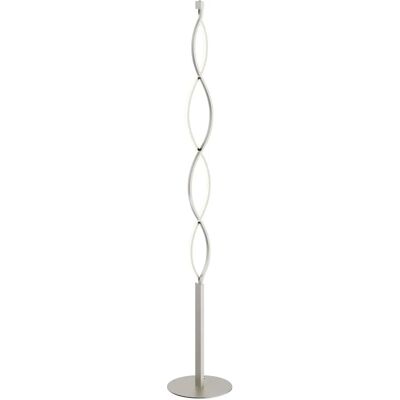 Lindby Auron Nowoczesna szara fala lampa podłogowa - Lampa stojąca Lindby Auron Nowoczesna szara fala lampa podłogowa - Lampa stojąca