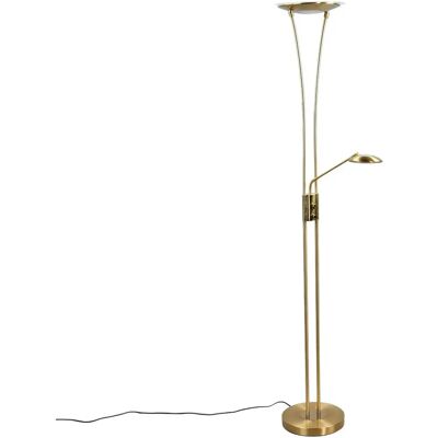 Lindby Eda Floor Lamp - Modern Gold LED with Dimmer Lindby Eda Floor Lamp - Modern Gold LED with Dimmer