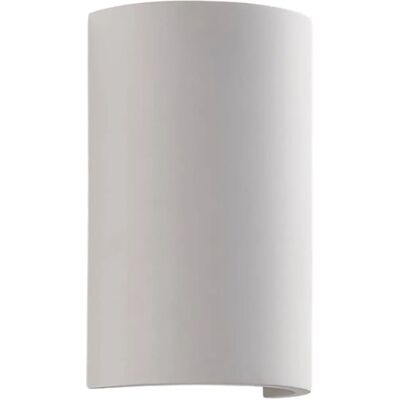 Lindby White Ceramic Wall Lamp - Modern Semi-Circular Design - Living & Dining Lindby White Ceramic Wall Lamp - Modern Semi-Circular Design - Living & Dining