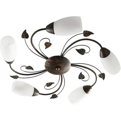 Lindby - Romantyczna lampa sufitowa 'Stefania' z 5 ramionami Lindby - Romantyczna lampa sufitowa 'Stefania' z 5 ramionami
