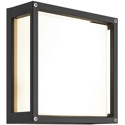 Lucande - Lampada da parete esterna 'Aurelien' Moderna Nera alluminio 2 lampade E27 - Applique Lucande - Lampada da parete esterna 'Aurelien' Moderna Nera alluminio 2 lampade E27 - Applique