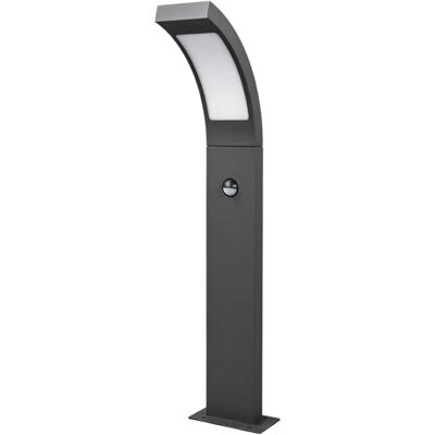 Lampada Esterna Juvia di Lucande - Moderno Nero Alluminio, Sensore di Movimento Lampada Esterna Juvia di Lucande - Moderno Nero Alluminio, Sensore di Movimento