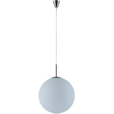 Lindby Marike Biała Szklana Lampa wisząca - Nowoczesny Styl Lindby Marike Biała Szklana Lampa wisząca - Nowoczesny Styl