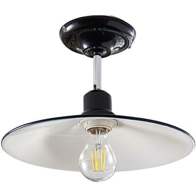 Lindby Vintage Schwarze Metall Deckenlampe - Deckenleuchte Lindby Vintage Schwarze Metall Deckenlampe - Deckenleuchte