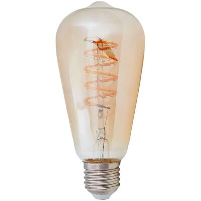Lindby E27 Linea Curva Rustica LED 4W - Lampada LED Lindby E27 Linea Curva Rustica LED 4W - Lampada LED