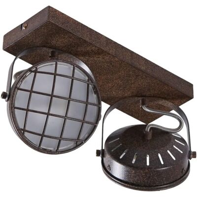 Lindby Tamin Rust 2-Light Ceiling Lamp - Industrial Lindby Tamin Rust 2-Light Ceiling Lamp - Industrial
