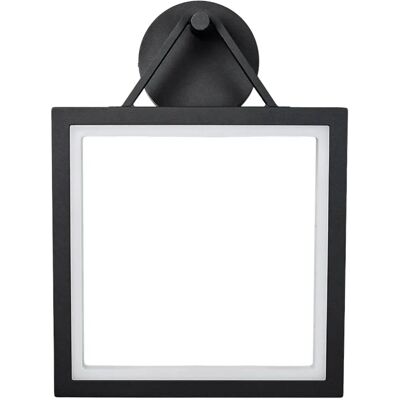 Lucande Wall Lamp Modern Black Aluminum - Exterior LED 'Mirco' 1 Bulb Lucande Wall Lamp Modern Black Aluminum - Exterior LED 'Mirco' 1 Bulb