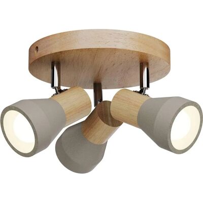 Lindby Filiz Graue runde Deckenleuchte - Deckenlampe Lindby Filiz Graue runde Deckenleuchte - Deckenlampe