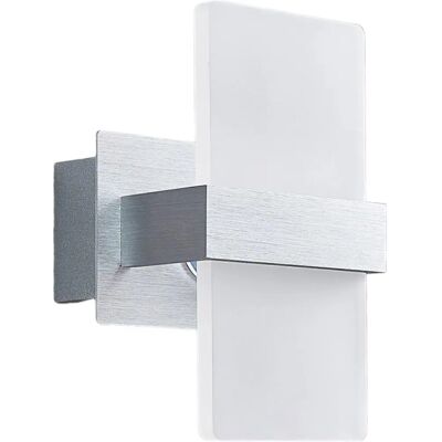 Lindby Yorick Wall Lamp Satin White/Brushed Aluminium - Wall Lamp Lindby Yorick Wall Lamp Satin White/Brushed Aluminium - Wall Lamp