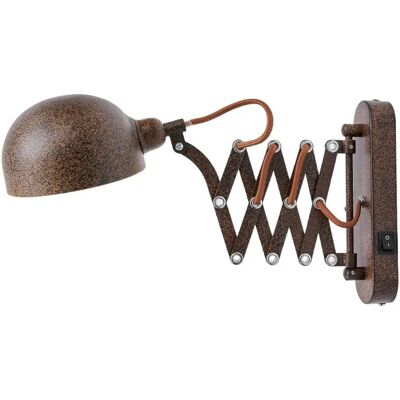 Lindby - Wall Lamp 'Curtis' in Brown Metal for Living & Dining - E14 Lindby - Wall Lamp 'Curtis' in Brown Metal for Living & Dining - E14