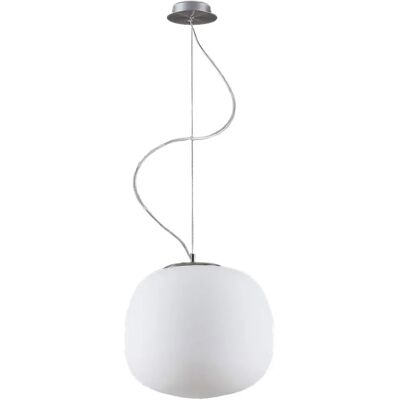 Lindby Ginevra Taklampa - 38cm Vit Glas Lindby Ginevra Taklampa - 38cm Vit Glas