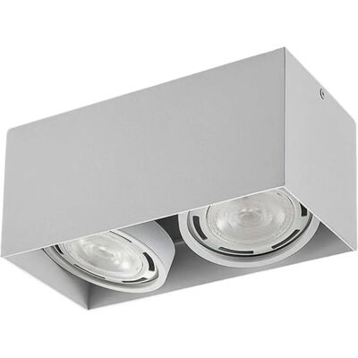 Arcchio Weiße 2-Licht Eckige Deckenleuchte - Deckenstrahler Arcchio Weiße 2-Licht Eckige Deckenleuchte - Deckenstrahler