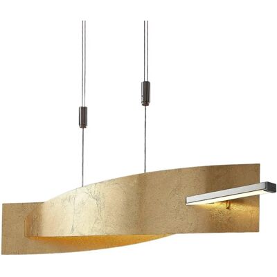 Lucande Nowoczesna złota i srebrna LED lampa wisząca Marija Lucande Nowoczesna złota i srebrna LED lampa wisząca Marija