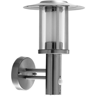 Lindby Gregory Lampada da Esterno Moderna in Acciaio Inox con Sensore Lindby Gregory Lampada da Esterno Moderna in Acciaio Inox con Sensore