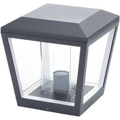 Lanterne extérieure Lucande Dunia - Métal gris 24cm IP54 - Publicité Lanterne extérieure Lucande Dunia - Métal gris 24cm IP54 - Publicité