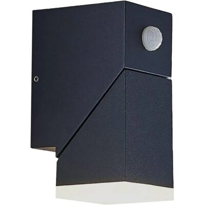 Lindby - Wandleuchte Sally Modern Schwarz Außen-LED mit Sensor Lindby - Wandleuchte Sally Modern Schwarz Außen-LED mit Sensor