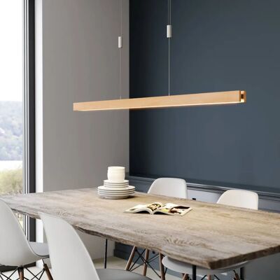 Lampa sufitowa LED Rothfels Alin - Drewno Naturalne, Regulowana Wysokość Lampa sufitowa LED Rothfels Alin - Drewno Naturalne, Regulowana Wysokość