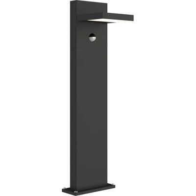 Lampada LED esterna Silvan di Lucande con sensore, grigio Lampada LED esterna Silvan di Lucande con sensore, grigio