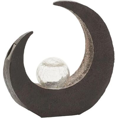 Lindby lámpara solar decorativa Adem marrón - 30,5 cm Lindby lámpara solar decorativa Adem marrón - 30,5 cm