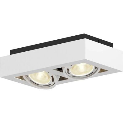 Arcchio Witte Verstelbare Plafondlamp Ronka - 2 Lichten Arcchio Witte Verstelbare Plafondlamp Ronka - 2 Lichten