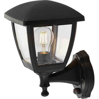 Lindby Schwarze Acelya Wandleuchte mit Bewegungssensor - Außenlampe Lindby Schwarze Acelya Wandleuchte mit Bewegungssensor - Außenlampe