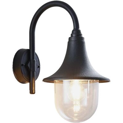 Lindby Nalevi Modern Black Plastic Wall Light - Exterior Lindby Nalevi Modern Black Plastic Wall Light - Exterior