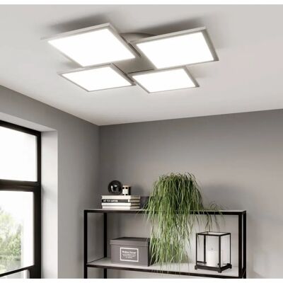 Lucande Ilira - Modernes Grau LED-Deckenleuchte - Deckenlampe Lucande Ilira - Modernes Grau LED-Deckenleuchte - Deckenlampe
