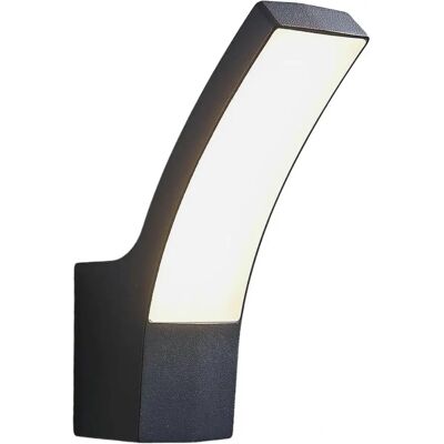 Lindby - Model Ilvita - Modern Black Aluminum Outdoor Wall Light - Wall Lamp Lindby - Model Ilvita - Modern Black Aluminum Outdoor Wall Light - Wall Lamp