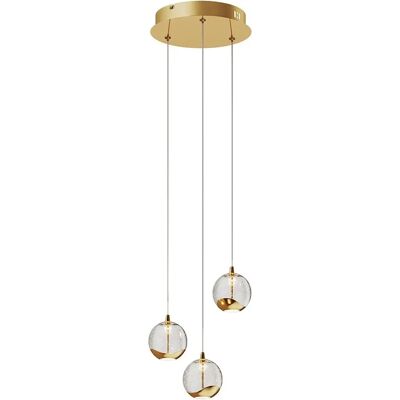 Lucande Hayley Pendelleuchte - Transparentes Glas, 3 Lichter Lucande Hayley Pendelleuchte - Transparentes Glas, 3 Lichter