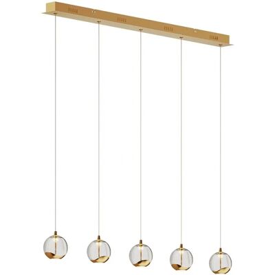Lucande - Pendant Lamp 'Hayley' with 5 Lights, Transparent - Product Type Lucande - Pendant Lamp 'Hayley' with 5 Lights, Transparent - Product Type