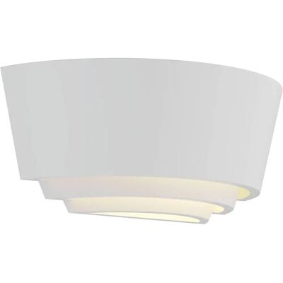Lindby Gesso Wandleuchte Azriel - Modernes Halbkugele - Weiß Lindby Gesso Wandleuchte Azriel - Modernes Halbkugele - Weiß