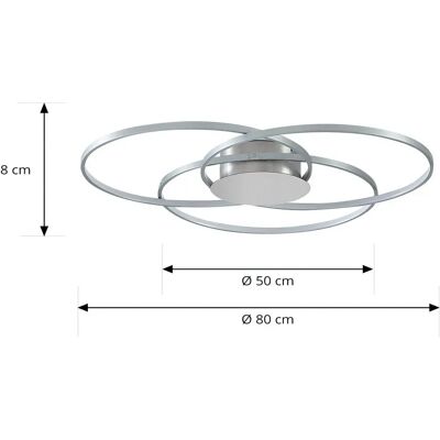 Lindby Riley Säädettävä LED Katto Light - Kattovalaisin Lindby Riley Säädettävä LED Katto Light - Kattovalaisin