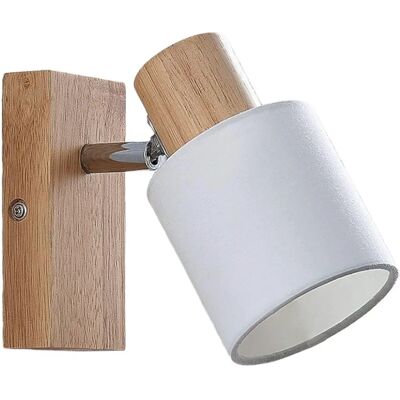 Lindby Wanessa Wood Recessed Spotlight - E14, 14cm Lindby Wanessa Wood Recessed Spotlight - E14, 14cm
