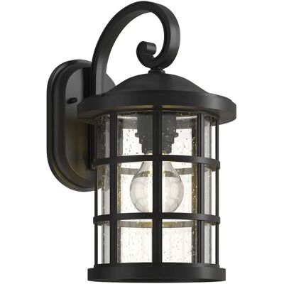 Lindby Ankea Wall Light - E27 Outdoor Lantern, Black Lindby Ankea Wall Light - E27 Outdoor Lantern, Black