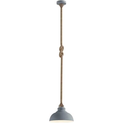 Lampada a sospensione Lindby Chaby - Metallo grigio, 1 luce, E27, Ø 29cm Lampada a sospensione Lindby Chaby - Metallo grigio, 1 luce, E27, Ø 29cm