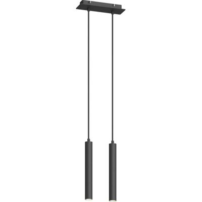 Lustre suspendu Arcchio Franka - Moderne 2 lumières noir - Publicité Lustre suspendu Arcchio Franka - Moderne 2 lumières noir - Publicité