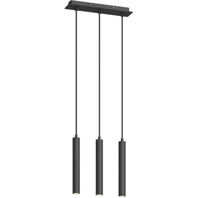 Suspension Arcchio Franka - Moderne 3-Lumières Noire Aluminium - Publicité Suspension Arcchio Franka - Moderne 3-Lumières Noire Aluminium - Publicité