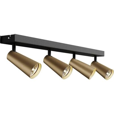 Lucande Angelina Gold Ceiling Light - 4 Bulbs - Ceiling & Wall Lamp Lucande Angelina Gold Ceiling Light - 4 Bulbs - Ceiling & Wall Lamp