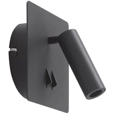 Lucande Magya Lampada da Parete - Moderno Nero Alluminio 2 Luci Lucande Magya Lampada da Parete - Moderno Nero Alluminio 2 Luci