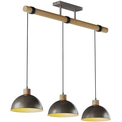 Lindby Holgar Wisząca lampa - 3 źródła światła - Zielona - Styl industrialny Lindby Holgar Wisząca lampa - 3 źródła światła - Zielona - Styl industrialny
