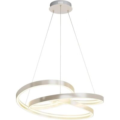 Lucande Gunbritt Szara Aluminiowa Nowoczesna Lampa wisząca Lucande Gunbritt Szara Aluminiowa Nowoczesna Lampa wisząca