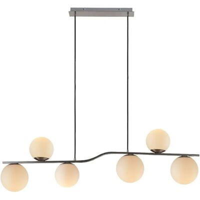 Lindby Avalyn Modern Taklampa - 6 Glödlampor Glas Lindby Avalyn Modern Taklampa - 6 Glödlampor Glas