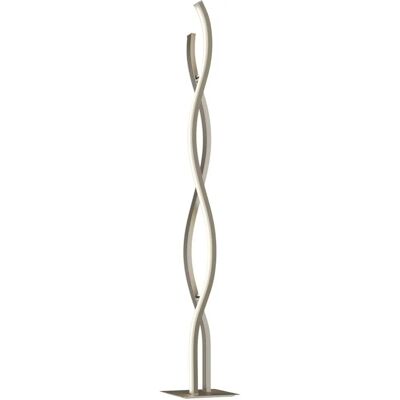 Lucande Mairia Gulvlampe - Moderne Grå Aluminium Lucande Mairia Gulvlampe - Moderne Grå Aluminium