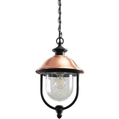 Lindby lámpara colgante exterior - Cobre Vintage E27 - Iluminación exterior Lindby lámpara colgante exterior - Cobre Vintage E27 - Iluminación exterior