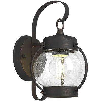 Lindby Gerlo Wandlampe - Rostbraune Aluminium-Außenleuchte - IP23 Lindby Gerlo Wandlampe - Rostbraune Aluminium-Außenleuchte - IP23
