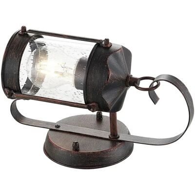 Lindby Farly Utomhusvägglampa - Aluminium, Rostbrun, IP23, E27, Traditionell Stil Lindby Farly Utomhusvägglampa - Aluminium, Rostbrun, IP23, E27, Traditionell Stil