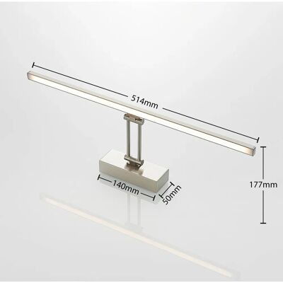 Lucande Thibaud Wandleuchte - Modernes Bilderlicht, 51,4cm Lucande Thibaud Wandleuchte - Modernes Bilderlicht, 51,4cm