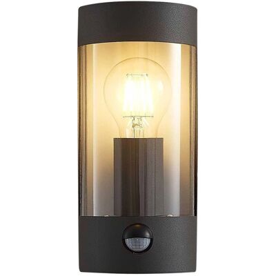 Lindby Junias Lámpara de Pared Exterior - Sensor de Movimiento Moderno Negro Lindby Junias Lámpara de Pared Exterior - Sensor de Movimiento Moderno Negro