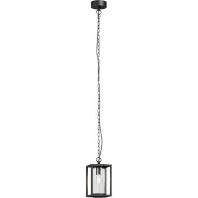 Lucande - Außenpendellampe Ferda - Modern, Schwarz, Aluminium, 25cm Lucande - Außenpendellampe Ferda - Modern, Schwarz, Aluminium, 25cm